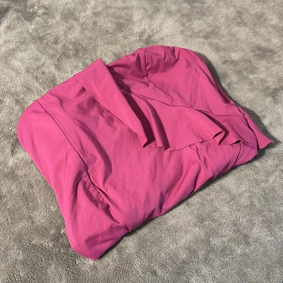 ✨ Anthropologie Asymmetrical Flounce One-Piece Swimsuit Sz XL - Picture 9 of 10